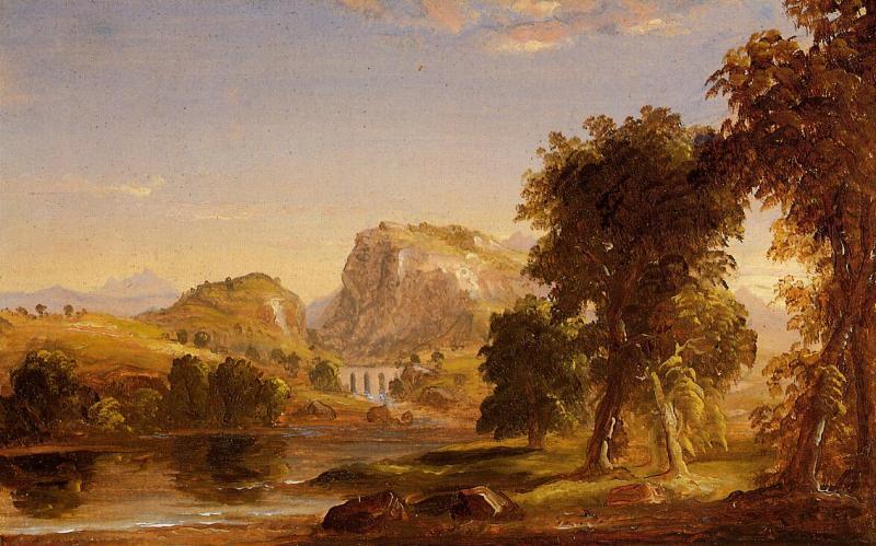 Thomas Cole Sketch for Dream of Arcadia china oil painting image